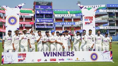 ભારતે 2 ટેસ્ટ મેચની સીરિઝ 2-0થી જીતી છે. જે વેસ્ટઈન્ડિઝ વિરુદ્ધ તેની સતત 10મી ટેસ્ટ સીરિઝ છે. ભારતે દિલ્હી ટેસ્ટ 7 વિકેટથી પોતાના નામ કરી 2 ટેસ્ટ સીરિઝમાં ક્લીન સ્વીપ કર્યું છે.