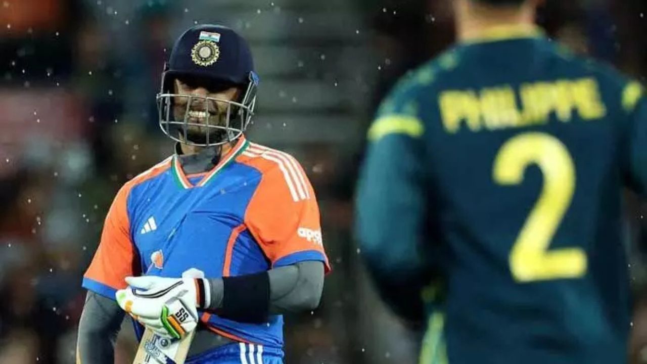 ભારત અને ઓસ્ટ્રેલિયા વચ્ચેની પહેલી T20 મેચ વરસાદને કારણે રદ કરવામાં આવી હતી.