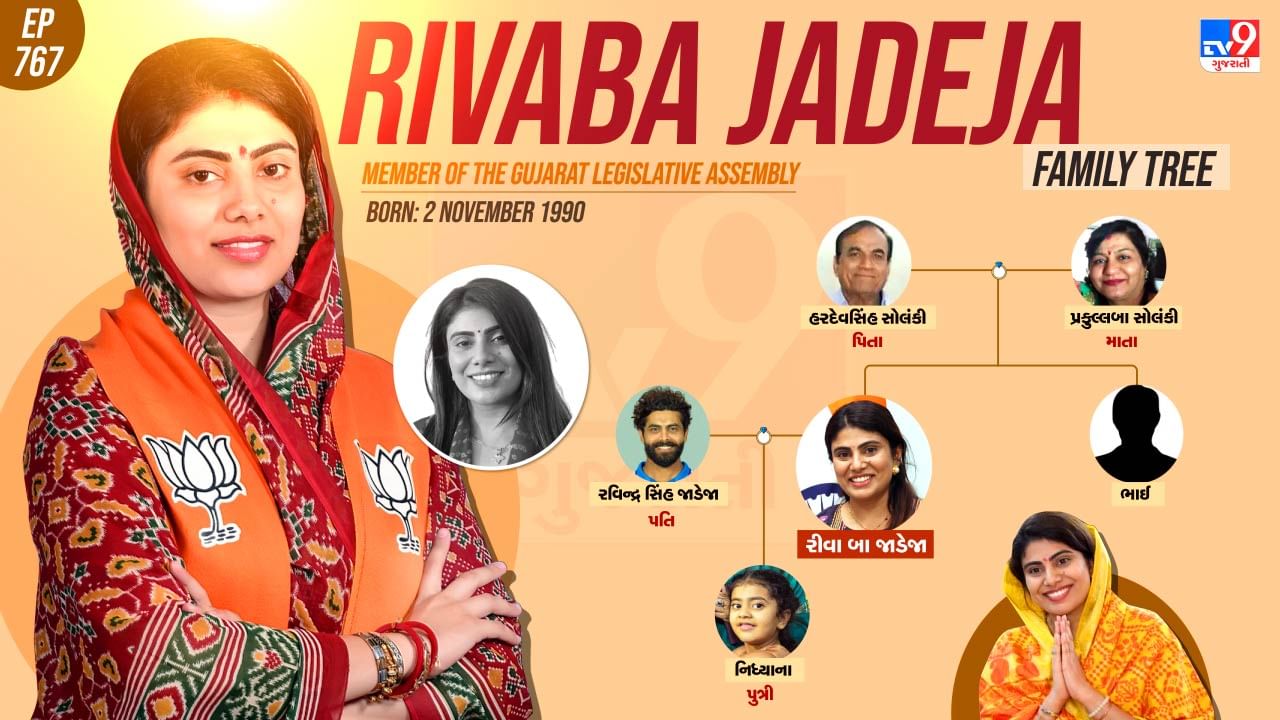 રીવા બા જાડેજાનો પરિવાર જુઓ