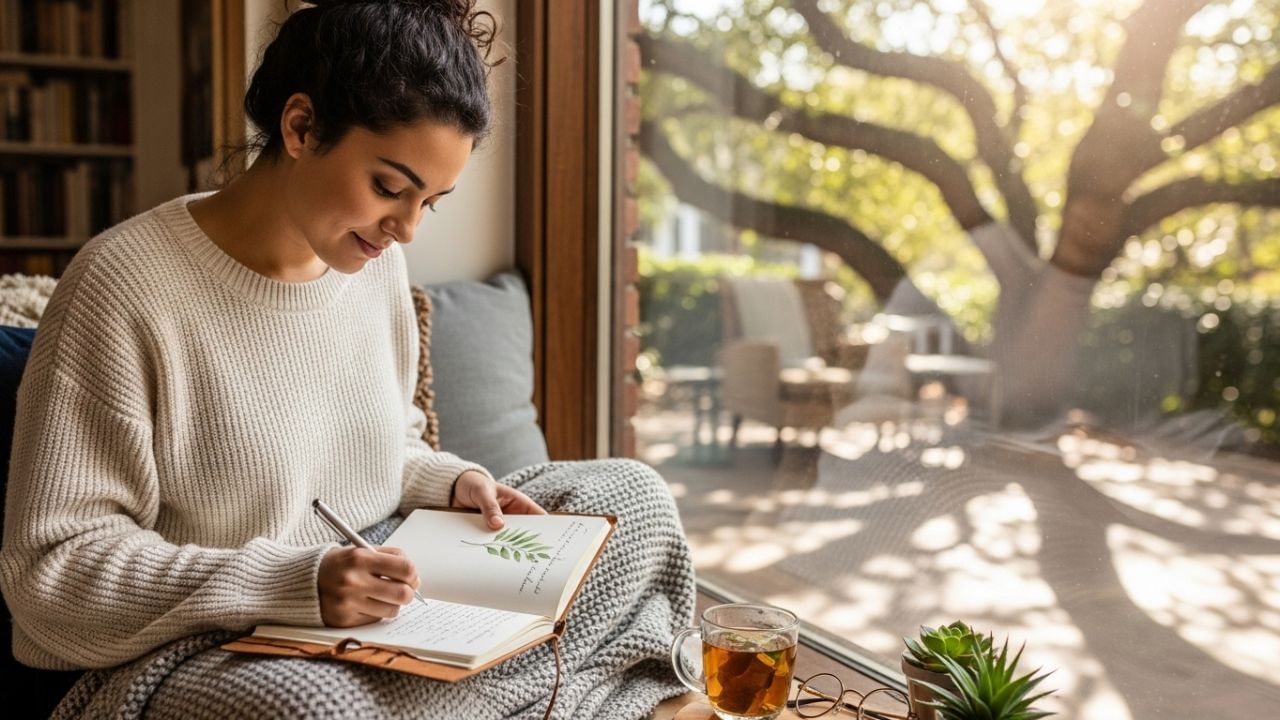 તમારા મનને આરામ આપવાની એક શ્રેષ્ઠ રીત એ છે કે તમારી દિવસની પ્રવૃત્તિઓ અને લાગણીઓને ડાયરીમાં લખો. ખાસ કરીને જો કંઈક તમને પરેશાન કરી રહ્યું હોય, તો તેને કાગળના ટુકડા પર લખો. આ તમારા મનને હળવું કરવામાં મદદ કરે છે. વધુમાં, જો તમે નકારાત્મક વિચારવાનું વલણ રાખો છો, તો તમે કૃતજ્ઞતા અને સકારાત્મક વિચારો લખી શકો છો.