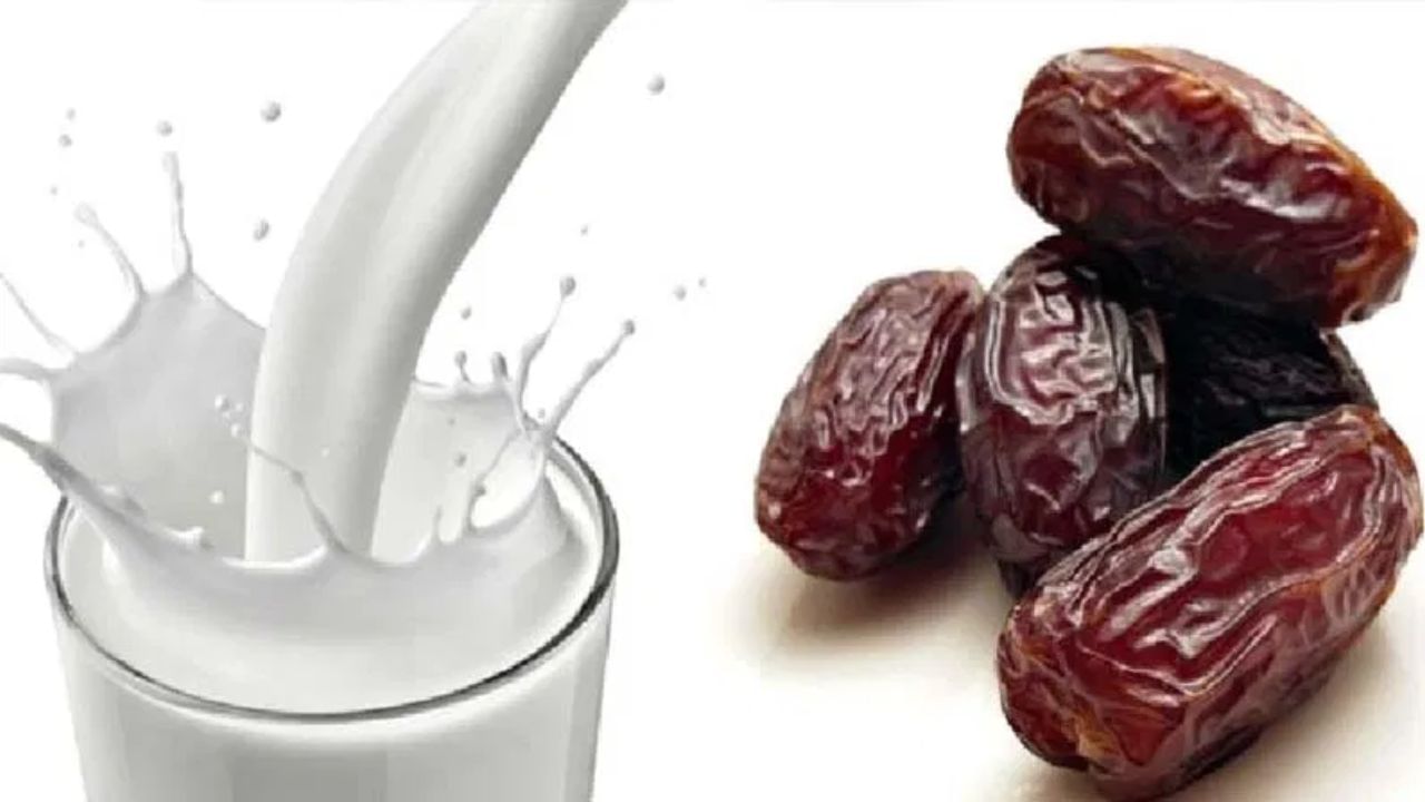 નિષ્ણાતો કહે છે કે રાત્રે ગરમ દૂધમાં ઉકાળેલી ખજૂર ખાવાથી ફાયદો થાય છે. તમે દિવસમાં 2 થી 3 ખજૂર ખાઈ શકો છો. તેમાં કુદરતી રીતે સુગર હોય છે.