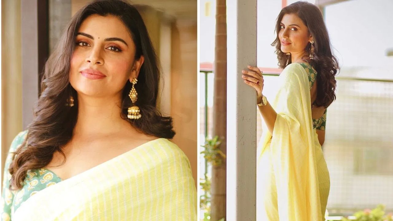 માલતી આ કોટન સાડીમાં લાઇનિંગ પ્રિન્ટ સાથે અદભુત લાગે છે. તેણીએ તેને કોન્ટ્રાસ્ટિંગ બ્રોકેડ બ્લાઉઝ સાથે જોડી. તેણીએ ભારે ઇયરિંગ્સ અને મેકઅપ સાથે તેના લુકને એક્સેસરીઝ કર્યો. તમે માલતીના લુકમાંથી પ્રેરણા લઈને સિમ્પલ સાડીમાં સ્ટાઇલિશ લુક મેળવી શકો છો.