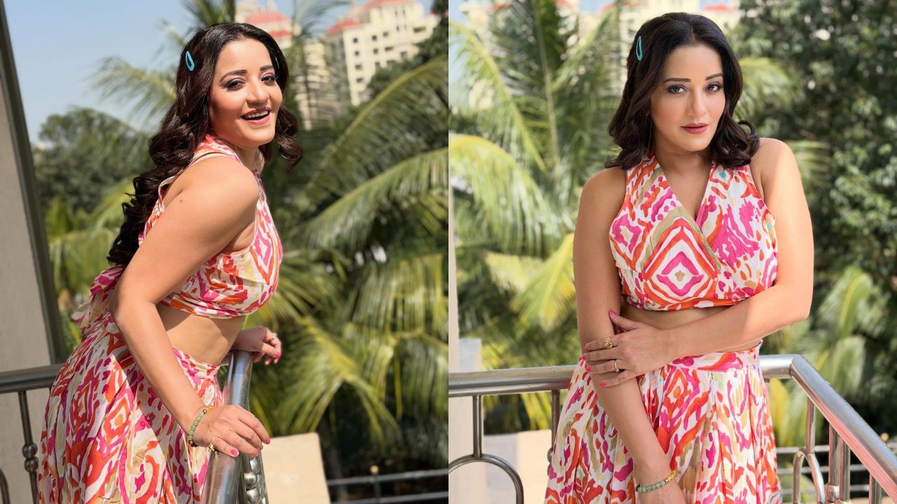 મોનાલિસાએ તાજેતરમાં એક નવું ફોટોશૂટ શેર કર્યું છે, જેમાં તે તેની ફિટનેસ અને તેના પોશાક બંનેને ફ્લોન્ટ કરે છે.