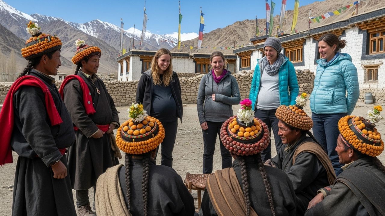 તેઓ કારગિલથી લગભગ 130 કિલોમીટર ઉત્તરપૂર્વમાં આવેલા દાહ અથવા આર્યન ગામમાં રહે છે અને તેમના વિશે કહેવામાં આવે છે કે તેમનું કદ ઊંચું, મજબૂત જડબાં, નમણું નાક, રાખોડી-વાદળી આંખો અને સુંદર ત્વચા અને વાળ છે, કેટલાકને વાળ પણ સોનેરી છે. ધ આર્યન સાગા (2006) નામની એક ડોક્યુમેન્ટરી ફિલ્મ જર્મન સ્ત્રીઓની વાર્તા કહે છે જે બ્રોક્પા ગામોમાં આવે છે અને બ્રોક્પા પુરુષો સાથે બાળકો પેદા કરે છે. કારણ કે તેઓ માને છે કે સમુદાયે 'શુદ્ધ આર્યન જનીનો' જાળવી રાખ્યા છે!
