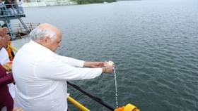 નર્મદા ડેમ છઠ્ઠીવાર છલકાયો, CM ભૂપેન્દ્ર પટેલે કર્યા નીરના વધામણા