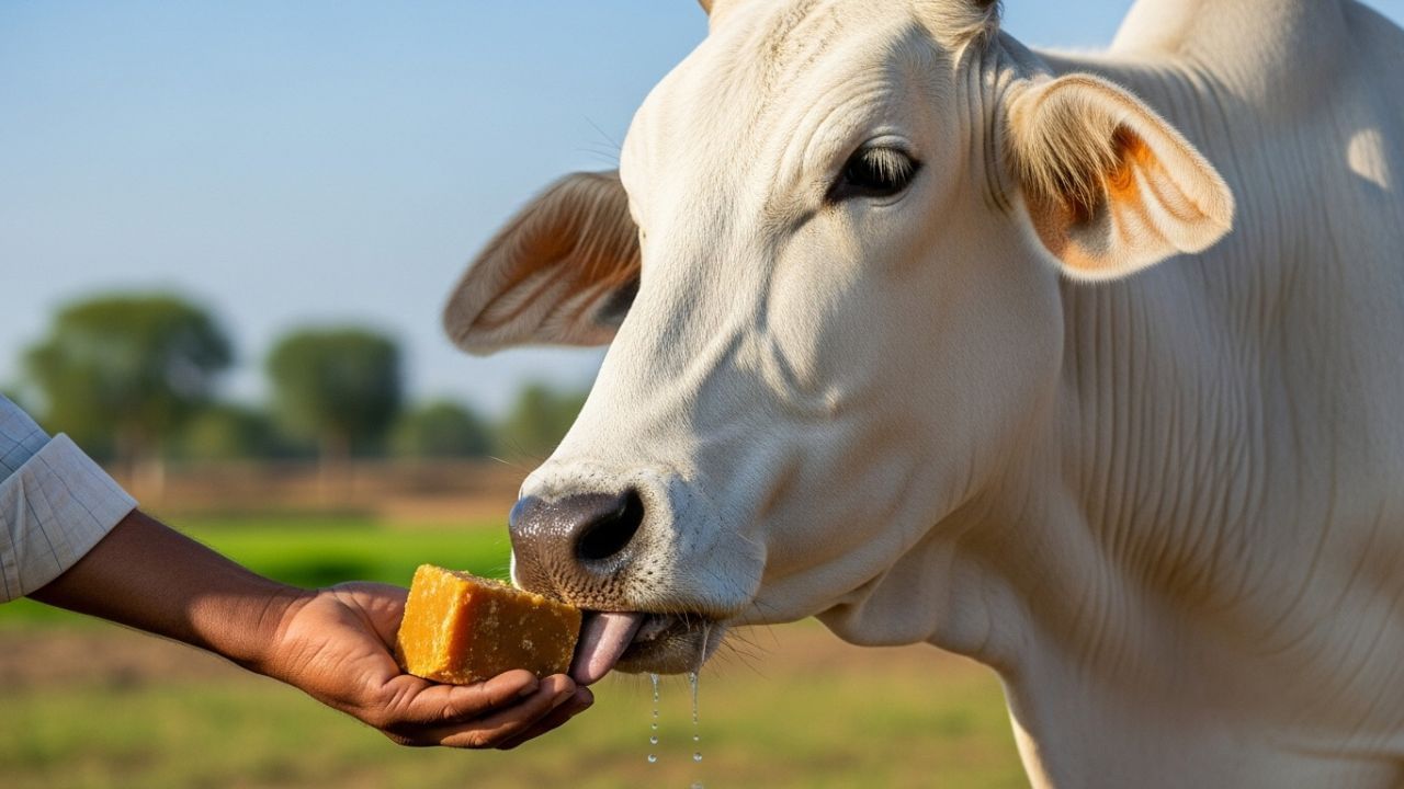 What is the benefit of feeding jaggery to a cow on Thursday? find out Thursday Cow Jaggery Benefits Prosperity, Marriage (6)