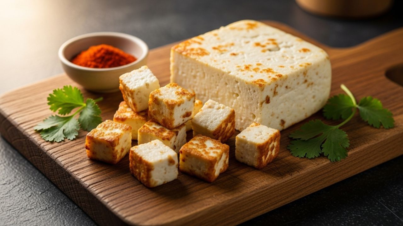 જ્યારે દૂધ ઉકળવા લાગે ત્યારે આંચ ધીમી કરી. તેમાં ધીમે ધીમે લીંબુનો રસ અથવા વિનેગર ઉમેરતા હલાવતા જાવ. જેથી દૂધ ફાટી જશે.