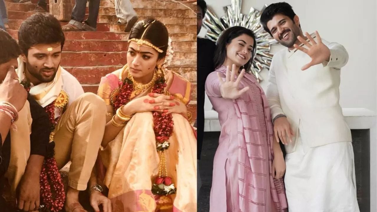 અભિનેતા વિજય દેવરકોંડા અને રશ્મિકા મંદાનાએ ચાહકોને સારા સમાચાર આપ્યા છે. વર્ષો સુધી ડેટિંગ કર્યા પછી, તેઓએ ગુપ્ત રીતે સગાઈ કરી છે. વિજય અને રશ્મિકાએ મિત્રો અને પરિવારની હાજરીમાં આ સગાઈ થઈ છે. ચાહકો ખૂબ ખુશ છે અને તેમને અભિનંદન આપી રહ્યા છે.