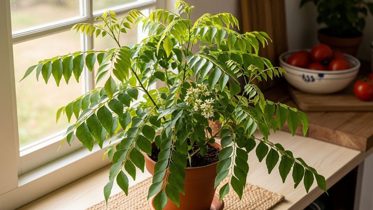 તેમજ મીઠા લીમડાનો છોડ ઘરમા લગાવવાથી શનિ, રાહુ અને કેતૂ ગ્રહ શાંત રહે છે