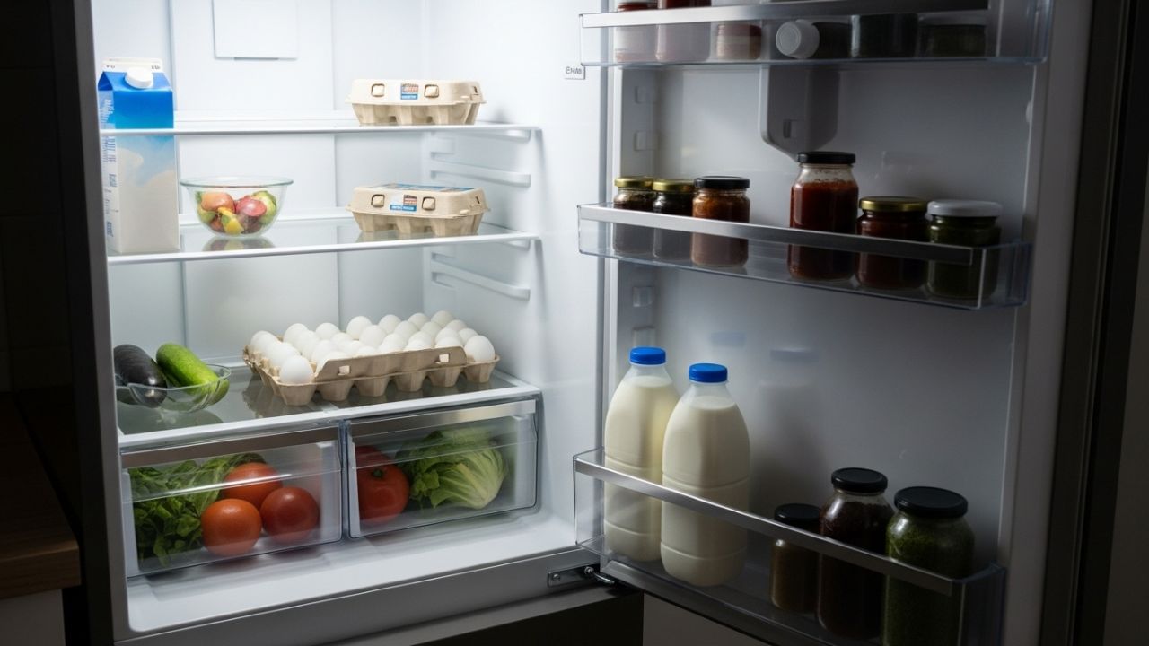 કેટલાક લોકો ઈંડાને ફ્રિજમાં રાખવા જરૂરી માને છે. ભારતમાં, ઈંડા સામાન્ય રીતે ધોયા વગર વેચાય છે, પરંતુ રેફ્રિજરેટરને લાંબા સમય સુધી તાજા રાખવા માટે એક સારો વિકલ્પ માનવામાં આવે છે. ફ્રિજમાં રાખવામાં આવે ત્યારે ઈંડા લગભગ 3-5 અઠવાડિયા સુધી તાજા રહી શકે છે.