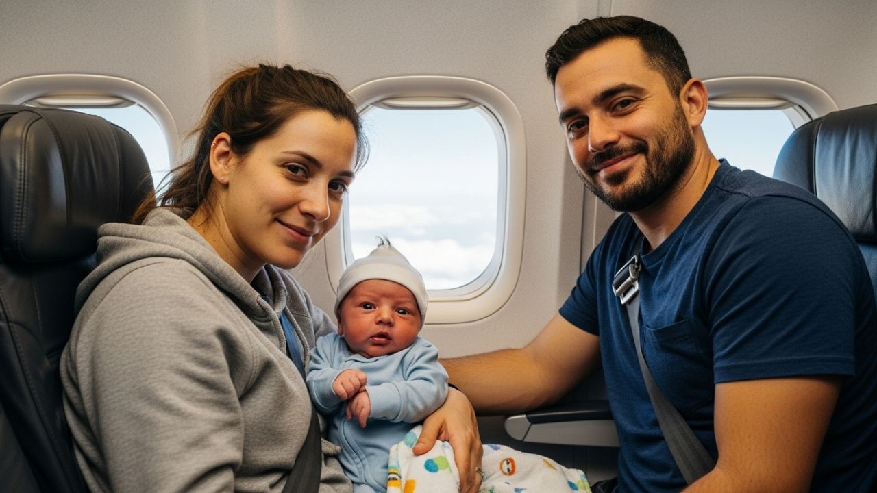 infant travel flights