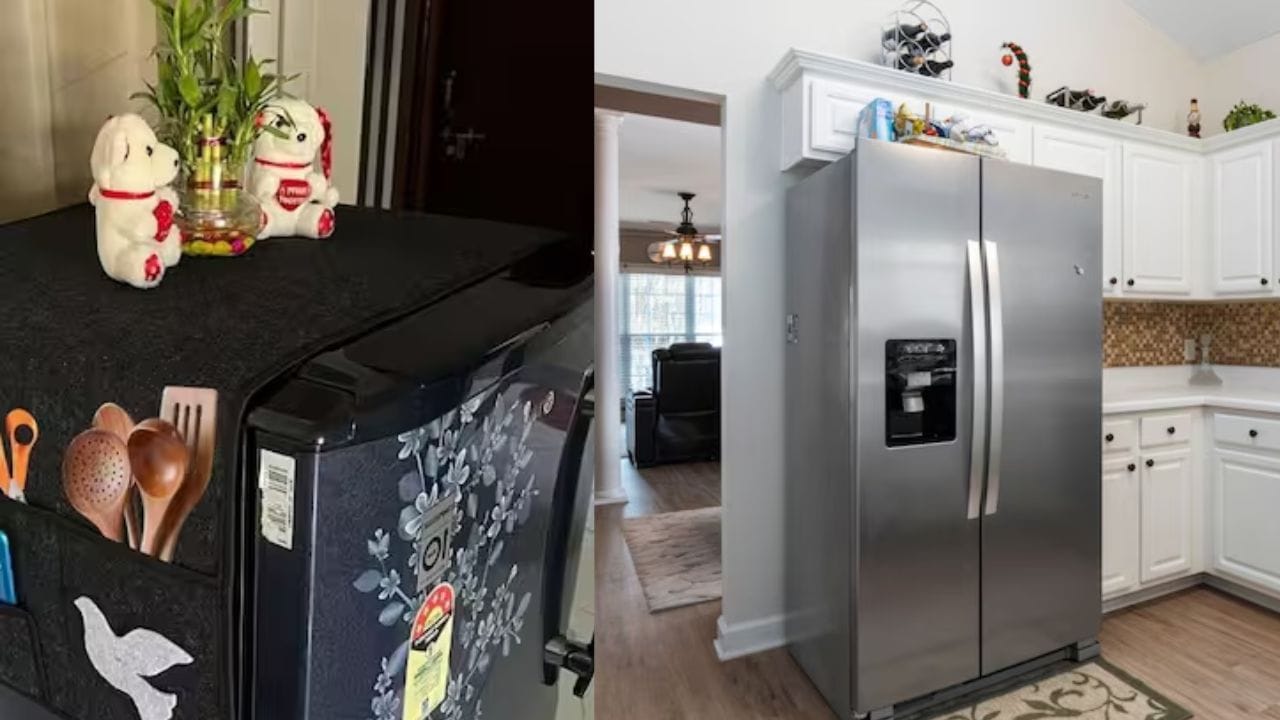 આજકાલ, રેફ્રિજરેટર દરેક ઘરમાં હોવું જરૂરી બની ગયું છે. લોકો તેમના રેફ્રિજરેટરની ખૂબ કાળજી લે છે અને તેને લાંબા સમય સુધી ટકી રહેવા માટે દરેક સાવચેતી રાખે છે, પરંતુ ક્યારેક નાની ભૂલો પણ ભારે પડી શકે છે. કેટલાક લોકો રેફ્રિજરેટરને સજાવવા માટે તેની ઉપર શો-પીસ, પ્લાસ્ટિકનો ચમચી મુકવાનો સેટ, રમકડા જેવી વસ્તુઓ રાખે છે. ત્યારે શું રેફ્રિજરેટર પર આવી વસ્તુઓ મુકવી જોઈએ કે નહીં ચાલો જાણીએ.