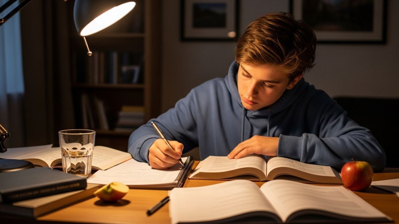 અભ્યાસ કરતી વખતે પોતાને પ્રોત્સાહિત રાખવું ખૂબ જ જરૂરી છે, અને આ માટે સકારાત્મક પુરસ્કારની રીત ખૂબ અસરકારક સાબિત થઈ શકે છે. જ્યારે તમે કોઈ અભ્યાસનું લક્ષ્ય પ્રાપ્ત કરો છો જેમ કે દિવસના અભ્યાસનો ટાર્ગેટ પૂરો કરવો, નવા અધ્યાયને સમજી લેવો અથવા પરીક્ષા માટે તૈયાર કરેલી યાદશક્તિ ચકાસવી, ત્યારે પોતાની જાતને એક નાની ભેટ આપવી તમારી પ્રગતિને માન્યતા આપે છે. નિયમિત રીતે આ રીત અપનાવવાથી, તમારું મન અભ્યાસ સાથે જોડાયેલ રહે છે, થાક અને નિરાશા ઓછી થાય છે, અને લાંબા સમય સુધી અભ્યાસને મજા સાથે ચાલુ રાખી શકાય છે. આ રીતને પોઝિટિવ રીઈનફોર્સમેન્ટ તરીકે ઓળખવામાં આવે છે, જે તમારા લક્ષ્યોને પ્રાપ્ત કરવા માટે તમને મનોવિજ્ઞાનિક રીતે સક્રિય રાખે છે. ( નોંધ: અહીં આપવામાં આવેલી માહિતી પબ્લિક ડોમેન પરથી લેવામાં આવી છે, જે ફક્ત તમારી જાણકારી માટે છે.) ( Credits: AI Generated )