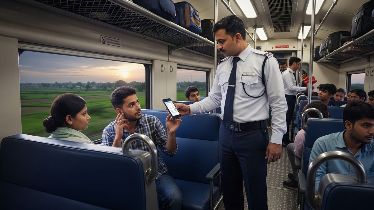 જો ટ્રેનમાં ચઢ્યા પછી ટિકિટ ખોવાઈ જાય, તો તાત્કાલિક TTE (ટિકિટ ચેકર) નો સંપર્ક કરો. PNR નંબર, સ્ક્રીનશોટ અથવા ઈ-ટિકિટ મેસેજ બતાવીને ઓળખની પુષ્ટિ કરવામાં આવે છે. પુરાવા વિના પણ TTE પ્રવાસ કાર્યક્રમ અથવા ચાર્ટના આધારે ઓળખ ચકાસી શકે છે.