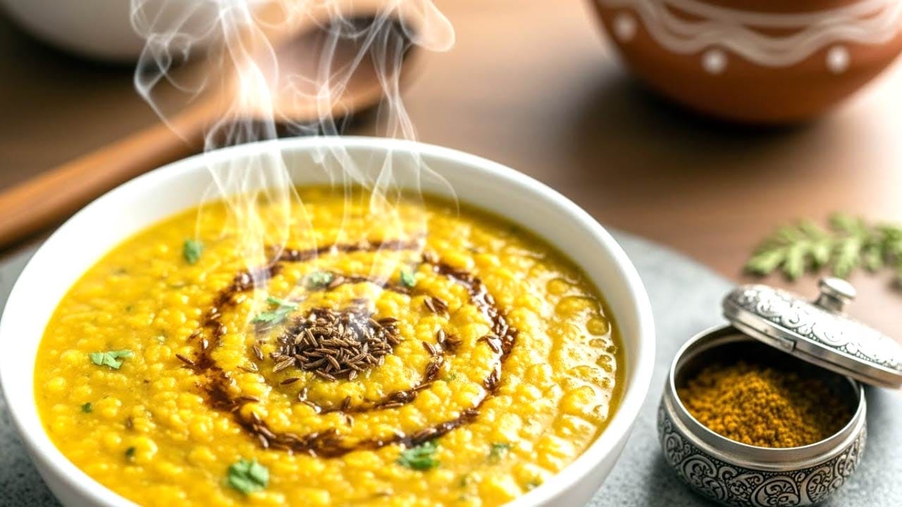 પરંતુ જ્યારે દાળમાં હિંગ ઉમેરવામાં આવે છે, ત્યારે હિંગમાં રહેલા Volatile Sulfur Compound Group Microbial Processes આંતરડાંમાં થતી (Fermentation) પ્રોસેસને સંતુલિત કરવામાં મદદ કરે છે, જેથી વધુ ગેસ બનતી નથી. સાથે જ હિંગના એન્ટી-સ્પાસ્મોડિક ગુણ આંતરડાની પેશીઓને (સ્નાયુઓને ) શાંત રાખે છે, જેથી પેટ ફૂલવુ અને ક્રેમ્પ જેવી સમસ્યાઓ ઘટાડે છે. હિંગ દાળમાં રહેલા સેલ્યુલોઝને સીધું નથી તોડતું, પરંતુ તેમાં રહેલા જટિલ કાર્બોહાઇડ્રેટ (Oligosaccharides)ના કારણે થતા ફર્મેન્ટેશનને ઓછું કરે છે. એથી સેલ્યુલોઝના કારણે થતી તકલીફદાયક અસરો પણ અપ્રત્યક્ષ રીતે ઘટે છે. એટલે જ દાળ ખાતા સમયે શરીરને હળવાશ અને આરામની અનુભૂતિ થાય છે.