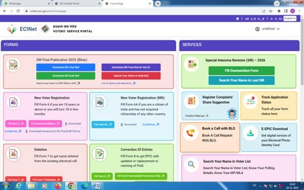 Remove confusion about SIR by availing the Book a Call with BLO facility