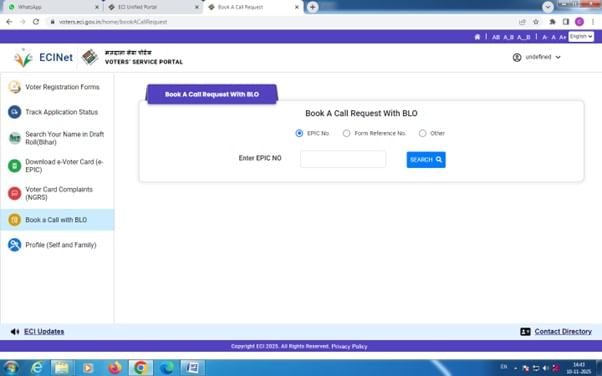 Remove confusion about SIR by availing the Book a Call with BLO facility in gujarat 
