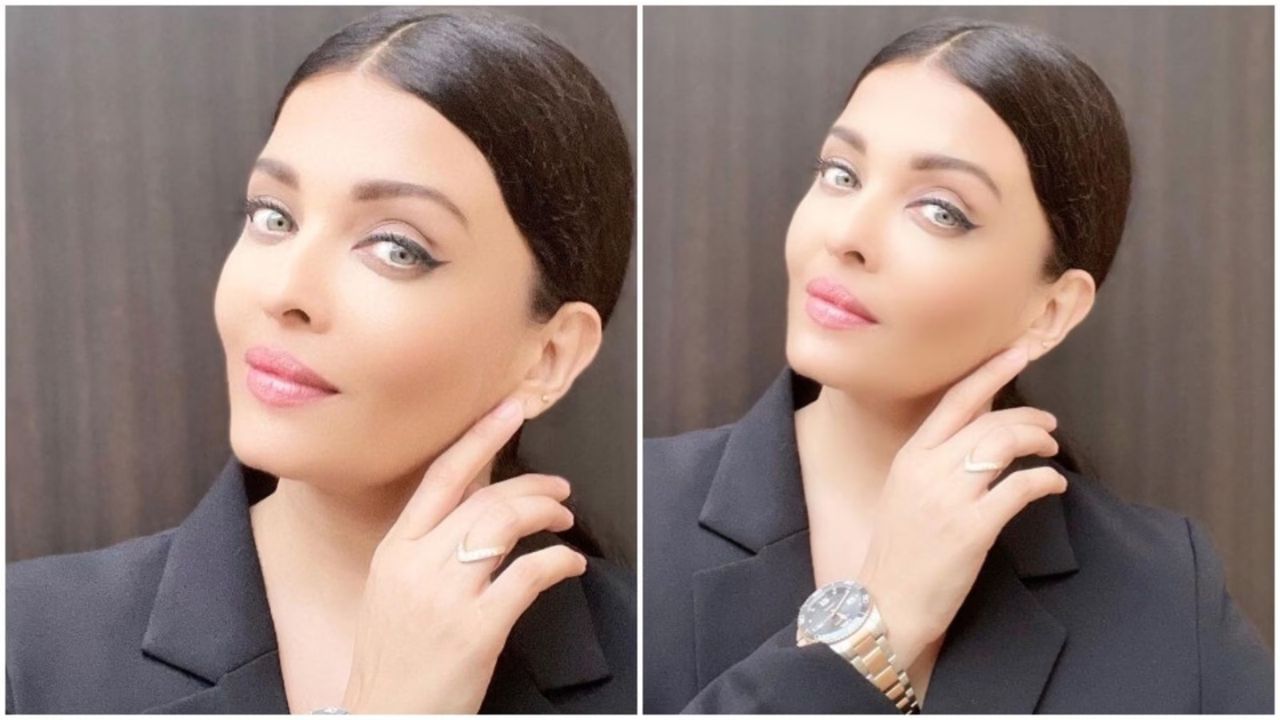 ઐશ્વર્યાની વી-આકારની હીરાની વીંટી આધુનિક જ્વેલરી ડિઝાઇનનું એક સંપૂર્ણ ઉદાહરણ છે. તેમાં નાજુક વી-આકારની બેન્ડ અને જટિલ રીતે સેટ કરેલા હીરા છે. પ્લેટિનમ અથવા સફેદ સોનામાં બનાવેલી, આ વીંટી દરેક પ્રકાશમાં ચમકે છે. વી-આકાર ફક્ત ફેશન સ્ટેટમેન્ટ જ નથી, પણ વિજય, સુંદરતા અને આત્મવિશ્વાસનું પ્રતીક પણ છે.