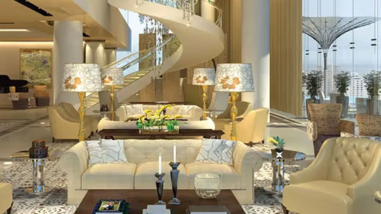 એન્ટિલિયાનો દરેક ખૂણો શાહી ઝલક રજૂ કરે છે અને તેનો દરેક ખૂણો વૈભવી છે.