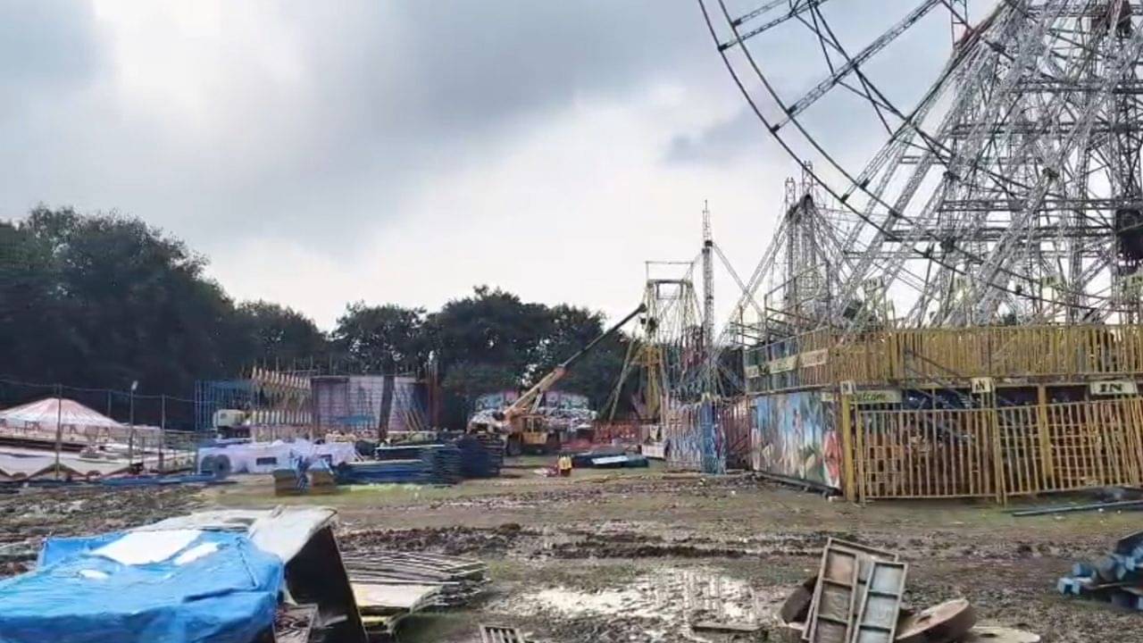 Bharuch : શુક્લતીર્થ ગામના ભાગીતળ મેળાને નડ્યું વરસાદનું વિધ્ન ! માવઠાના કારણે મેળામાં કાદવ-કિચડનું સામ્રાજ્ય, જુઓ Video