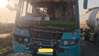 Panchmahal : યાત્રાથી પરત ફરી રહેલી બસનો ગમખ્વાર અકસ્માત, 56 પ્રવાસી હતા સવાર, જુઓ Video