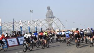 નર્મદા : સ્ટેચ્યુ ઓફ યુનિટીના સાનિધ્યમાં સૌ પ્રથમ વખત નેશનલ કક્ષાની સાઈક્લોથોન યોજાઈ