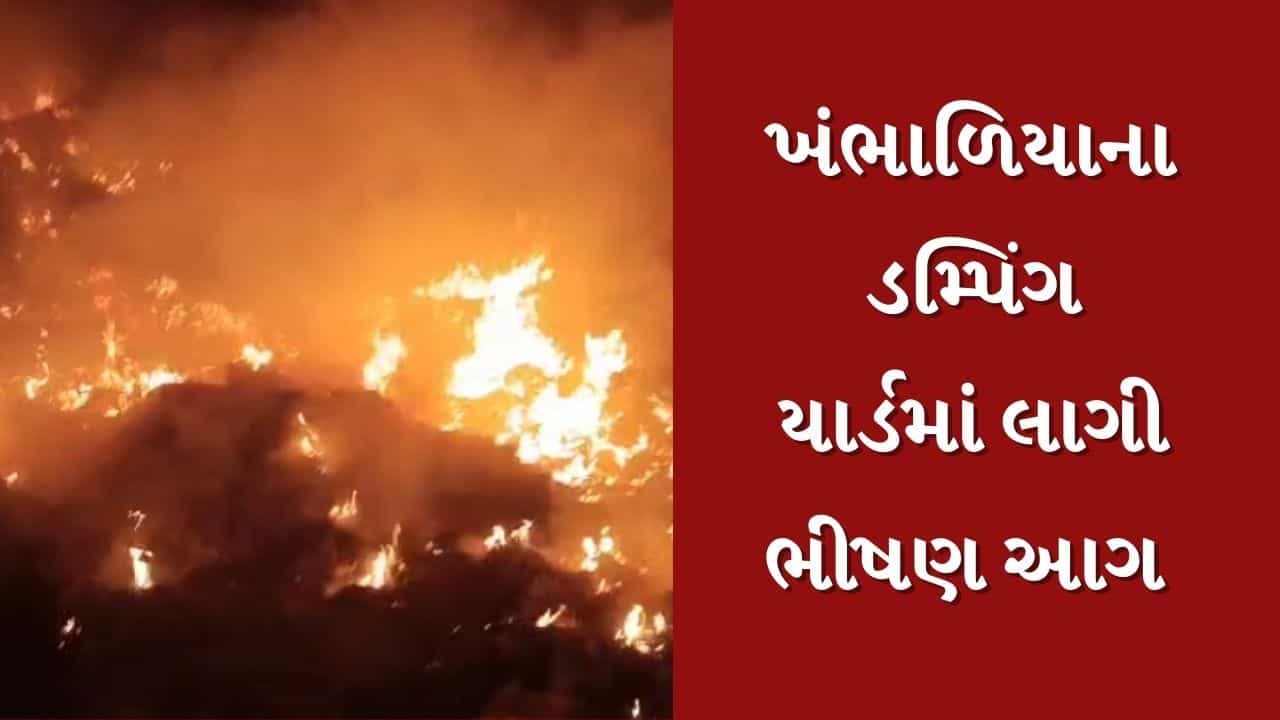 Dwarka : ખંભાળિયાના તરઘડી ડમ્પિંગ યાર્ડમાં લાગી ભીષણ આગ, વારંવાર આગ લાગતા પાલિકાની બેદરકારીનો આરોપ, જુઓ Video