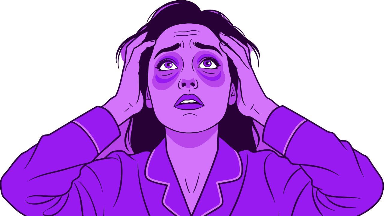 तनाव और चिंता भी आपकी आँखों के नीचे काले घेरे पैदा कर सकते हैं, जो धीरे-धीरे और गहरे होते जाते हैं। इससे निपटने के लिए, आपको मैग्नीशियम युक्त खाद्य पदार्थों का सेवन करना चाहिए और तनाव को नियंत्रित करना चाहिए।