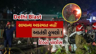 Delhi Blast : લાલ કિલ્લા પર બ્લાસ્ટ કોઇ અકસ્માત નહીં આતંકી હુમલો ! પોલીસે શંકાસ્પદની કરી ધરપકડ, જુઓ Video