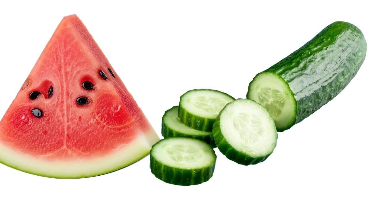 ચમકતી ત્વચા માટે હાઇડ્રેશન પણ જરૂરી છે. તેથી, તમારે હાઇડ્રેટિંગ ખોરાકનું સેવન કરવું જોઈએ. શ્રેષ્ઠ વિકલ્પોમાં તરબૂચ, કોબી, કાકડી અને કોળું શામેલ છે.