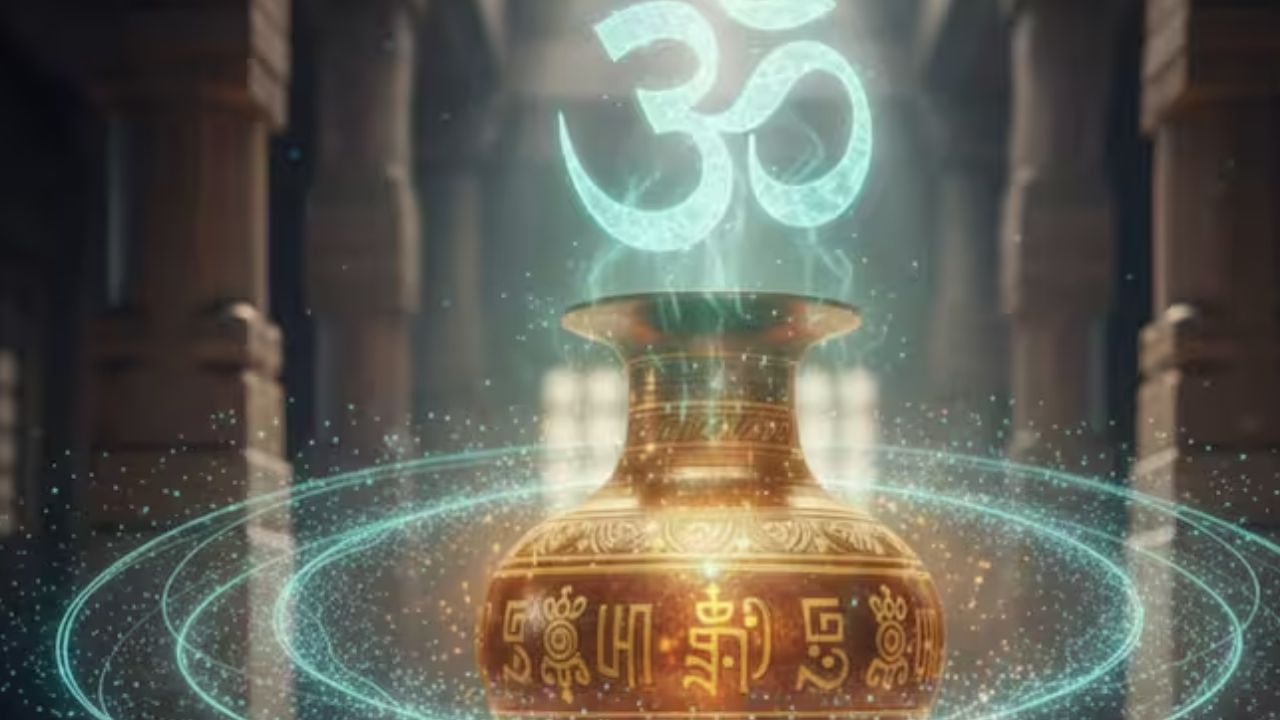 कमल का आकार पूर्णतः संतुलित माना जाता है। ॐ मंत्र का जाप करते समय, यह ध्वनि-संचारक के रूप में कार्य करता है, जो कंपन तरंगों के माध्यम से जल की ऊर्जा को और बढ़ाता है।