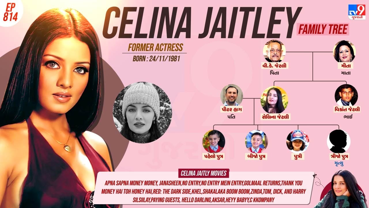 Indian model Celina Jaitley family tree