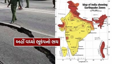 ભારત ભૂકંપના ભયનો સામનો કરી રહ્યું છે, સિસ્મિક ઝોનિંગ મેપે હચમચાવી દીધો દેશ