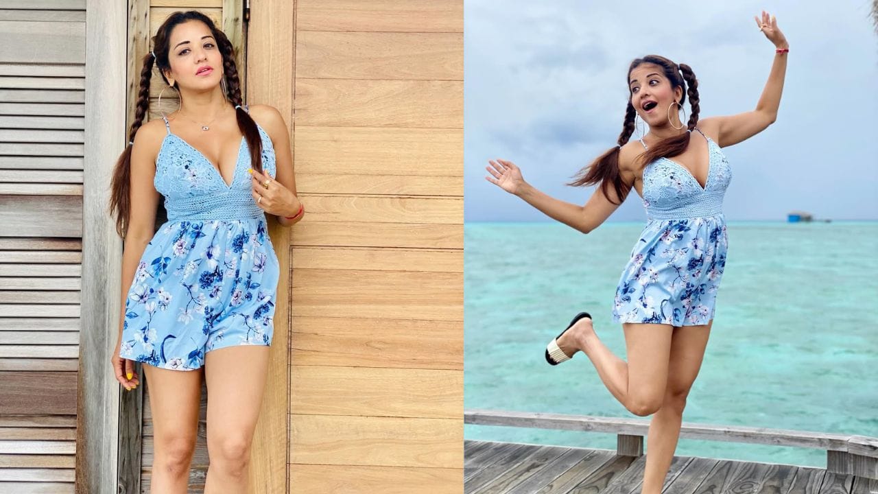 Monalisa's Glamorous Beach Look Viral Photos (5)