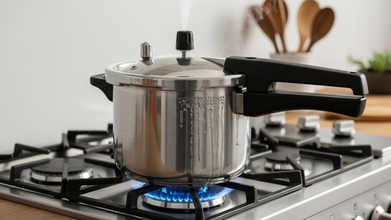 શું છે આ દેશી જુગાડ: ગેસની જ્યોત ઓછી રાખવી. આનો અર્થ એ છે કે વધુ ગરમી પર, કૂકર ઝડપથી દબાણ બનાવે છે અને પાણી ઝડપથી બહાર આવે છે. મધ્યમ તાપ પર દબાણ વધવા દો.