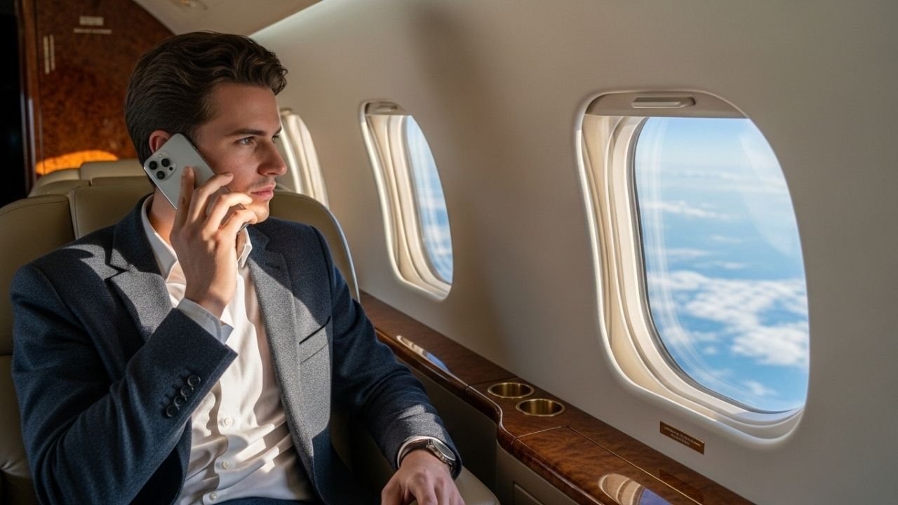 Wi-Fi ઘણીવાર યોજનાઓમાં સમાવવામાં આવે છે, પ્રીમિયમ જેટ માટે દર મહિને $3,000–$10,000 (લગભગ ₹2.5 લાખથી ₹8.3 લાખ) જેટલું. 