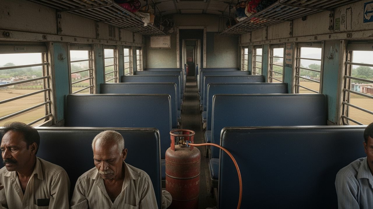 7. જ્વલનશીલ વસ્તુઓ સાથે મુસાફરી કરવી : ગેસ સિલિન્ડર, પેટ્રોલ, કેરોસીન, ફટાકડા વગેરે સાથે મુસાફરી કરવું કલમ 164 હેઠળ ગંભીર ગુનો છે. આ વસ્તુઓ સમગ્ર ટ્રેનને જોખમમાં મૂકી શકે છે. તેથી આ ગુનામાં જેલ અને ભારે દંડ બંનેની જોગવાઈ છે.