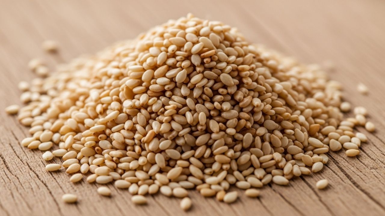 ત્વચાને ચમક આપે છે: તલના બીજમાં એન્ટીઑકિસડન્ટ હોય છે જે ત્વચાને મુક્ત રેડિકલથી રક્ષણ આપે છે, તેને ચમકતી અને યુવાન રાખે છે.