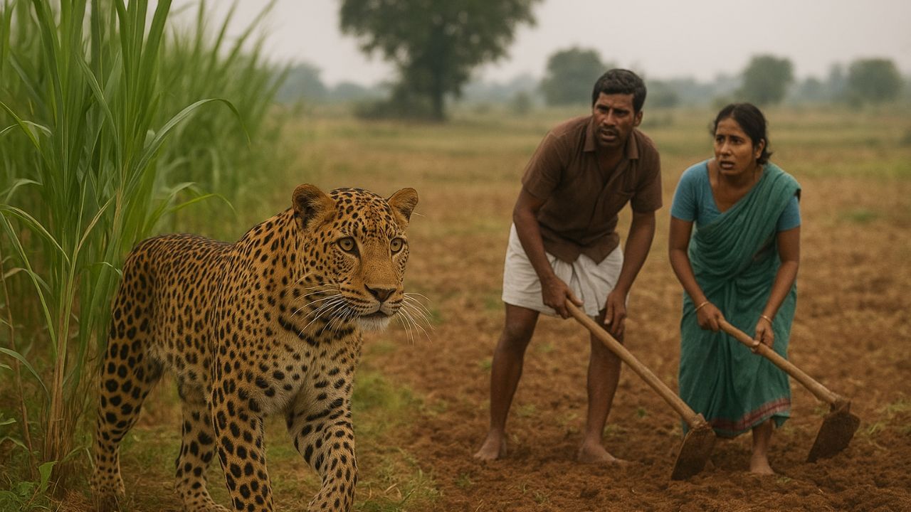 ગળામાં કાંટાળો તાર બાંધીને ખેતી કરવા મજબુર બન્યા ખેડૂતો, જીવ બચાવવાની આ યુક્તિ જાણીને તમે થઈ જશો આશ્ચર્યચકિત