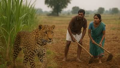 ગળામાં કાંટાળો તાર બાંધીને ખેતી કરવા મજબુર બન્યા ખેડૂતો, જીવ બચાવવાની આ યુક્તિ જાણીને તમે થઈ જશો આશ્ચર્યચકિત