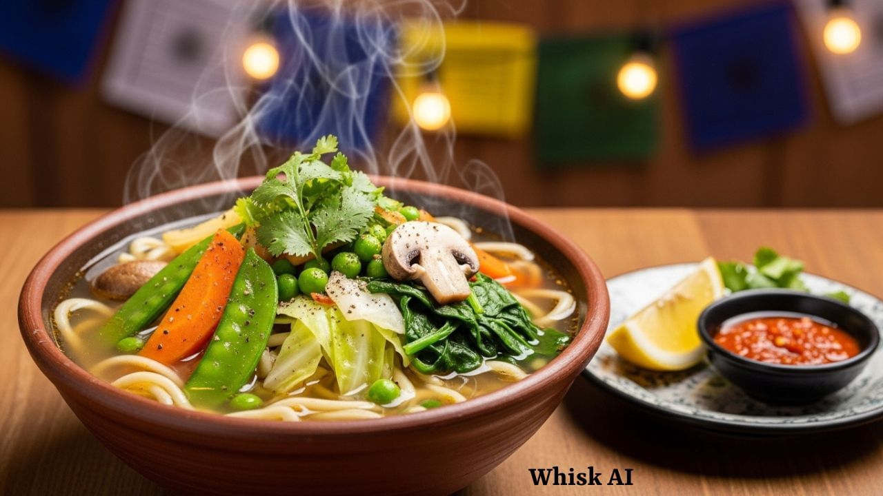 થુક્પા બનાવવા માટે નૂડલ્સ, 1/4 ફણસી, 1/2 કપ કોબી, 1/2 કપ ડુંગળી, 1/2 કપ સ્પ્રિંગ ઓનિયન, 1/4 કપ ગાજર, 4 કપ વેજીટેબલ શોરબા અને 4 લસણની કળી લો. 