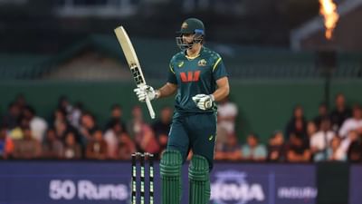 IND vs AUS: ટિમ ડેવિડે આંતરરાષ્ટ્રીય ક્રિકેટ ઈતિહાસનો સૌથી લાંબો છગ્ગો ફટકાર્યો, બોલ 100-120 મીટર નહીં પણ આટલો દૂર ગયો