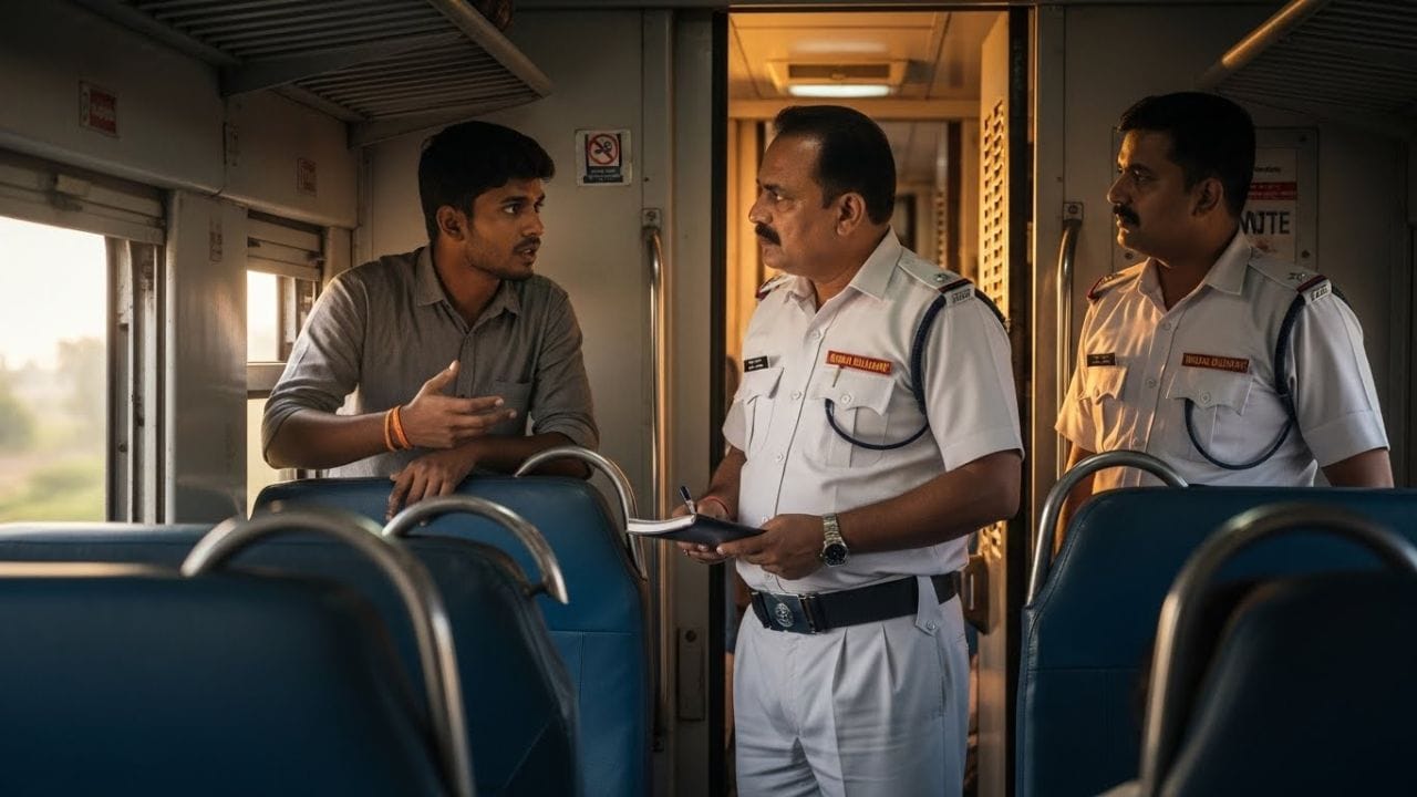 તમે તમારી સીટ પરથી દૂર જઈને રેલવેની 139 હેલ્પલાઈન પર સંપર્ક કરી મદદ માંગી શકો છો. ફોન કરતી વખતે તમારા કોચનો નંબર, સીટ નંબર અને ઘટનાનો સંપૂર્ણ વિગતવાર ઉલ્લેખ કરો. આવી રીતે તમે દરેક માહિતી આપતાં હોવા છતાં તમારી ઓળખ ગુપ્ત રહેશે અને તમે મહિલાને સુરક્ષિત રીતે સહાય કરી શકશો. ( Credits: AI Generated )