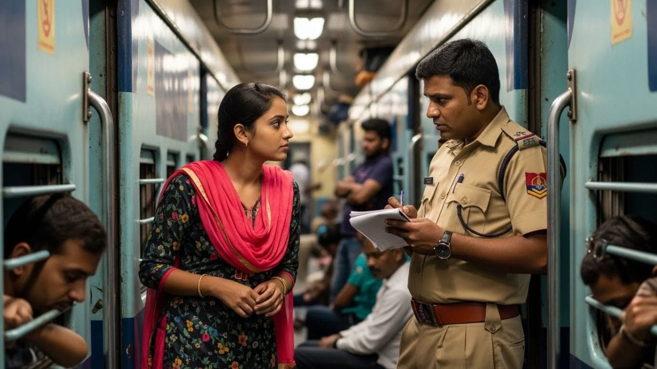 જો તમે કોઈ મહિલાને મદદ કરવા માંગો છો, પરંતુ સીધા ગુનેગારને સામનો કરવા નથી ઇચ્છતા, તો સત્તાવાર મદદ મેળવવી શ્રેષ્ઠ માર્ગ છે. તમે ટ્રેનના બીજા કોચ સુધી જઈ શકો છો અને ત્યાંના ગાર્ડ અથવા TTEને સમગ્ર ઘટના વિશે કહી શકો છો. તેમને સ્પષ્ટપણે જણાવો કે તમારી ઓળખ ગુપ્ત રાખવી છે. ત્યારબાદ, ગાર્ડ અથવા TTE પોતાની જવાબદારી અનુસાર મહિલાની મદદ માટે આગળ આવશે અને તમારી વિગતો જાહેર નહીં કરવામાં આવે. ( Credits: AI Generated )