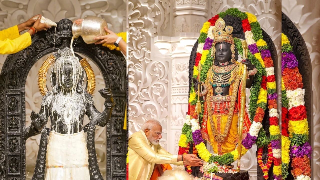 રામ મંદિર એ ઉત્તર પ્રદેશના અયોધ્યામાં રામ જન્મભૂમિ (રામ જન્મભૂમિ) પર બનાવવામાં આવેલું એક હિન્દુ મંદિર છે. રામાયણ અનુસાર, આ હિન્દુ ધર્મના મુખ્ય દેવતા ભગવાન રામનું જન્મસ્થળ છે. આ મંદિરનું નિર્માણ શ્રી રામ જન્મભૂમિ તીર્થ ક્ષેત્રની દેખરેખ હેઠળ થઈ રહ્યું છે.(all photo : pti)