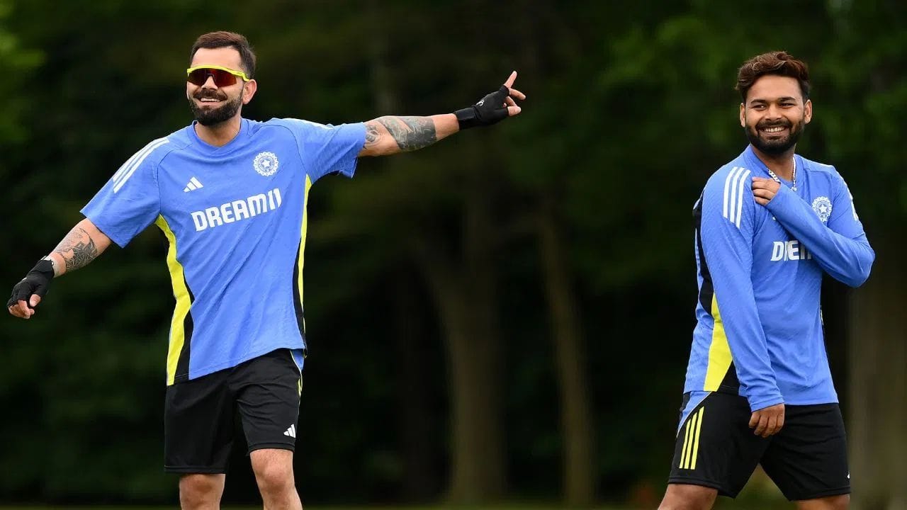 Virat Kohli : વિરાટ કોહલીએ એવો શોટ માર્યો, રિષભ પંત પણ જોઈને ચોંકી ગયો, જુઓ વીડિયો