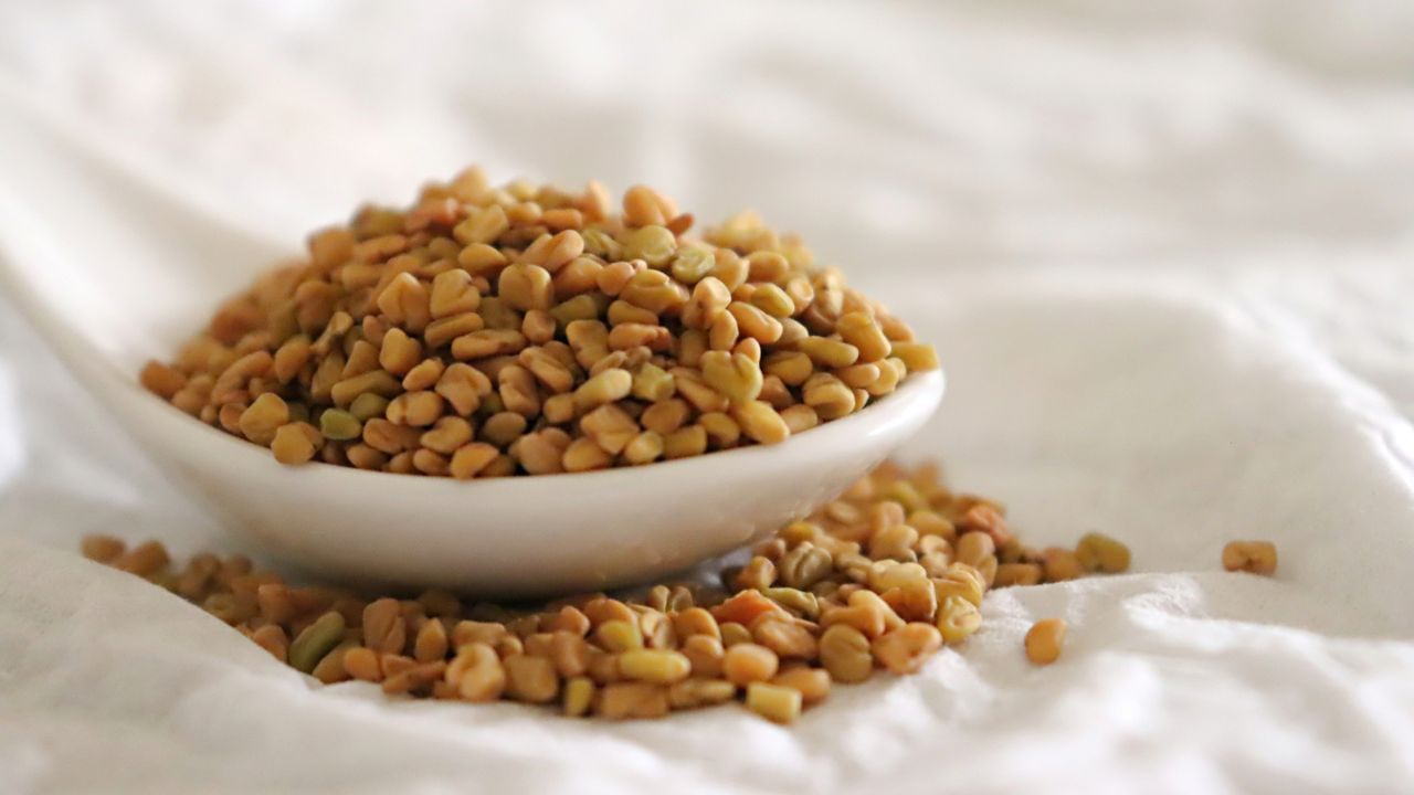 मेथी के बीजों में पाया जाने वाला घुलनशील फाइबर रक्त शर्करा के स्तर को स्थिर रखने में मदद करता है। यह शरीर की इंसुलिन संवेदनशीलता को नियंत्रित करने में मदद करता है, जिससे शरीर शर्करा को वसा के बजाय ऊर्जा में बेहतर ढंग से परिवर्तित कर पाता है।