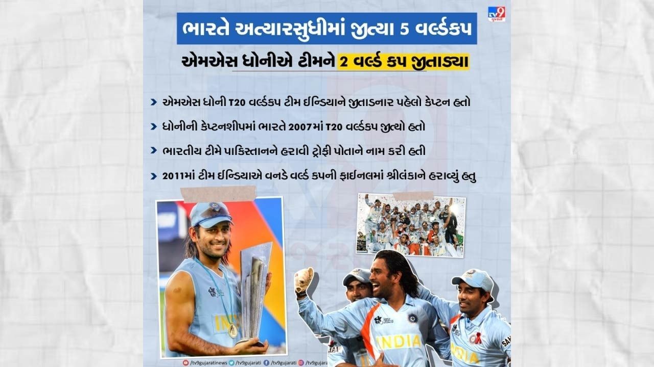 ભારતીય ક્રિકેટના ઈતિહાસમાં એમએસધોનીનું નામ ખુબ યાદ રાખવામાં આવશે, કરાણ કે, એમએમસ ધોનીની કેપ્ટનશીપમાં ભારતીય ક્રિકેટ ટીમે પહેલો ટી20 વર્લ્ડકપનો ખિતાબ જીત્યો હતો.મહત્વની વાત તો એ હતી કે, એમએમસ ધોનીની કેપ્ટનશીપમાં ટીમે પાકિસ્તાનને હરાવ્યું હતુ. ત્યારબાદ 1 એપ્રિલ 2011નો દિવસ પણ ક્રિકેટ ચાહકોને હંમેશા માટે યાદ રહેશે. કારણ કે, આ દિવસે ભારતે બીજી વખત વનડે વર્લ્ડકપ જીત્યો હતો. ભારતીય ટીમે શ્રીલંકાને મુંબઈના મેદાનમાં હરાવી ખિતાબ જીત્યો હતો.