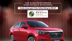 Honda Amazeએ મેળવ્યાં ભારત NCAP ક્રેશ ટેસ્ટમાં 5-સ્ટાર રેટિંગ