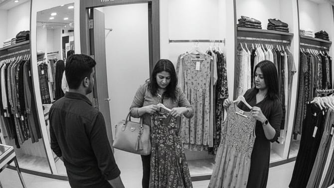 ચાંદલોડિયામાં કપડાના શોરૂમમાં ગ્રાહક બનીને આવેલી મહિલાઓએ કર્યો હાથફેરો